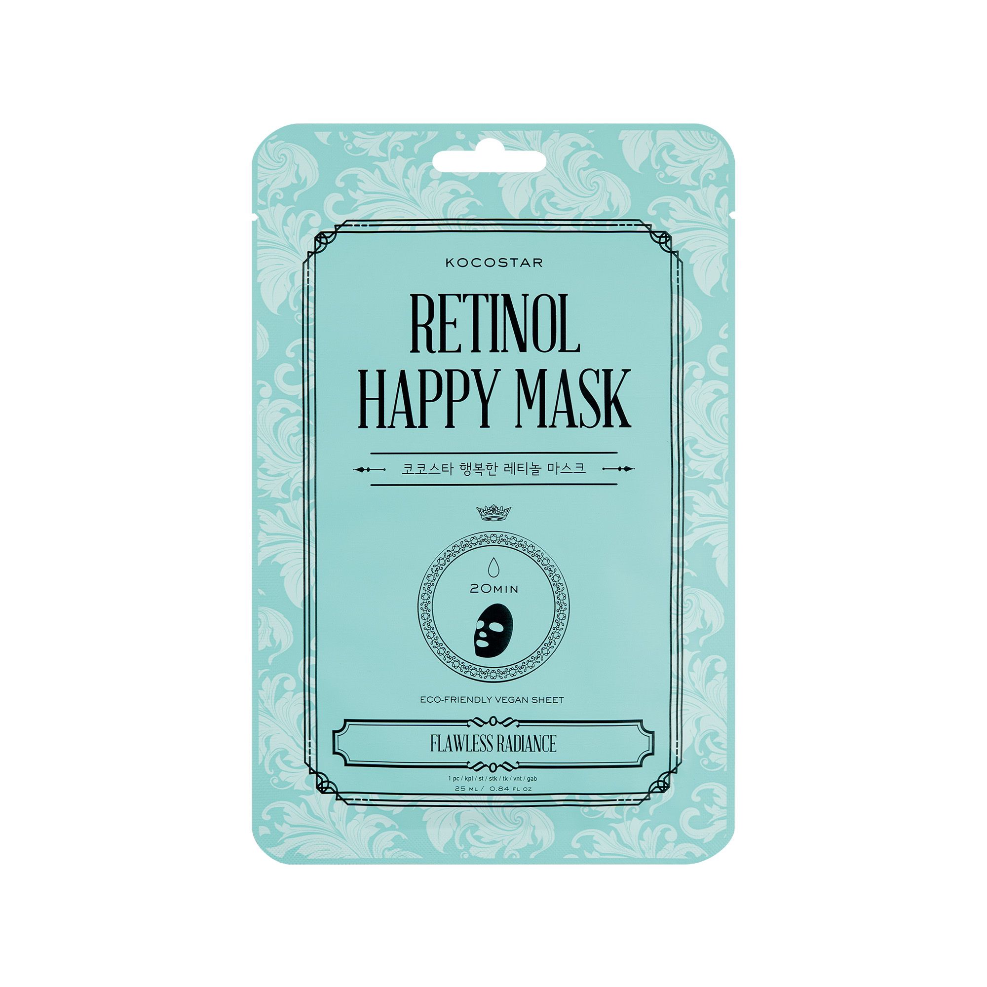 KOCOSTAR - Retinol Happy Mask - 1τεμ.
